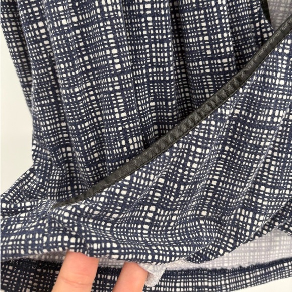 Tart collection Blue Checkered blue modal Long Sleeve Open Wrap Blouse size xs - Picture 9 of 16